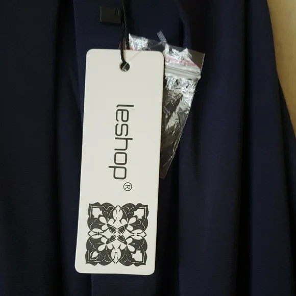 Leshop Blue Jumpsuit with Wide-Leg Design - Picture 2 of 4